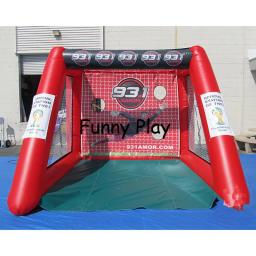Jogo de gol inflável para construção de equipe, uso em chuteiro, quadra de rugby, bola de rugby - Image 2