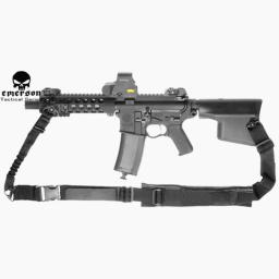 Emerson tático rifle arma cinta batalha airsoft paintball em8270 preto tan caça festa - Image 2