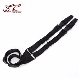 Engrenagem tática 2 ponto bungee gun estilingue ajustável rifle cinta náilon rápida sistema de liberação arma estilingue caça acessórios - Image 4