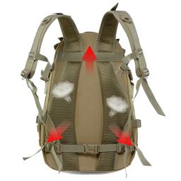Mochila de acampamento saco de viagem dos homens tático molle escalada caminhadas ao ar livre reflexivo ombro pesca portátil saco - Image 4