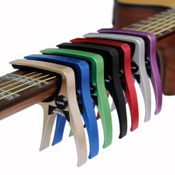 Capo de guitarra para guitarras acústicas e elétricas total material de alumínio acessórios de guitarra - Image 1