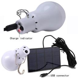 Lâmpada solar led de lm para áreas externas, 15w, lâmpada portátil de energia solar, iluminação, painel solar, luz para barracas e pesca - Image 3