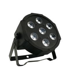 Shehds-luzes de led para palco, 7x12w, rgbw, com dmx512, 4 em 1, efeito de luz para dj, discoteca, festa, equipamento de palco - Image 2