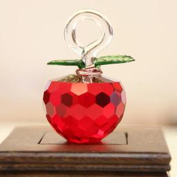 Figurinhas De Maçã De Cristal Colorido, Fruta De Vidro, Arte E Coleção De Papel, Ornamento De Mesa, Decoração Para Casa E Casamento, Presentes De Natal, 40mm, 50mm - Image 4