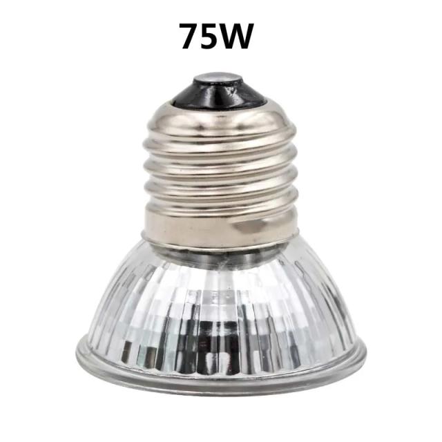 Lâmpada UVB e UVA para Répteis e Anfíbios - 25W, 50W, 75W - Controle de Temperatura e Aquecimento para Tartarugas e Lagartos