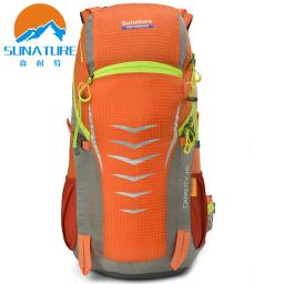 Sunatural mochila para viagem, mochila para caminhadas ao ar livre, escalada, grande capacidade, mochila de nylon à prova d'água 45l - Image 4