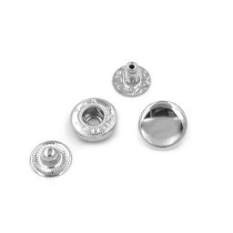 50 conjuntos snap prendedor botão rebite fivela de metal combinação costura roupas reparação botão de metal prata/bronze/preto/cor dourada - Image 4