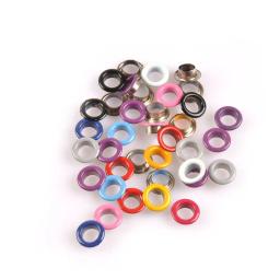 100 pçs cor misturada ilhós de metal e ilhós para scrapbooking acessórios diy costura roupas artesanato artesanal 10mm c1916 - Image 5