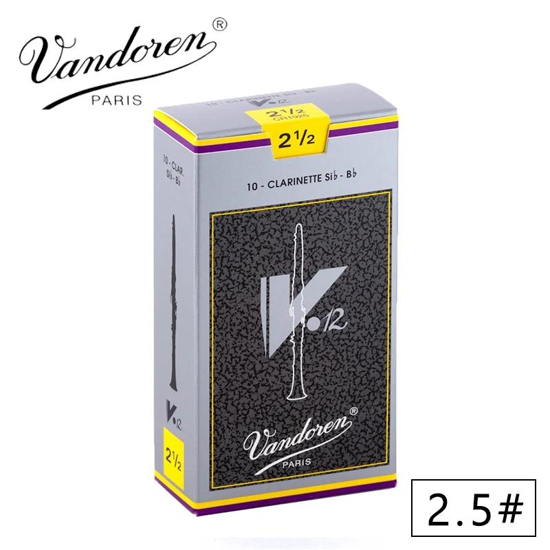 Palhetas vandoren v12 bb, palhetas originais francesas para clarinete força das notas 2.5 #, 3 #, 3.5 # caixa de 10 - Image 1