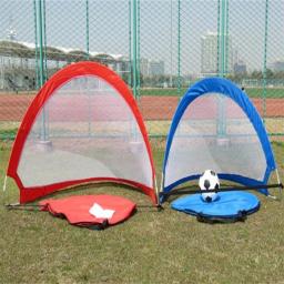 Rede de futebol dobrável, goleira extra resistente para prática de bola de futebol, para estudantes e crianças, 1 peça - Image 2