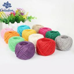 Diy corda de sisal natural 2mm decoração de casamento rústico 50 metros juta fio fino torcido juta corda cabo natal - Image 2