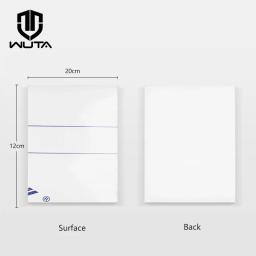 Wuta-PVC Branco Tábua De Corte, Borracha Mallet Mat, Couro Artesanato Ferramentas, Selo De Perfuração, 2 Tipos Escolher, Alta Qualidade, 20x12cm - Image 2