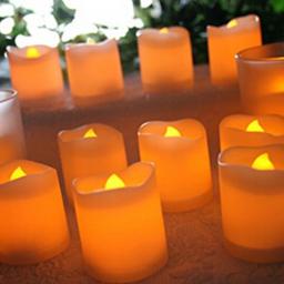 1 pçs velas flameless luz 3.6x4.2cm pilar led festa de aniversário vela amarelo flicker onda forma festa natal decoração - Image 6