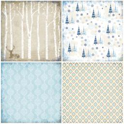 Kljuyp 12 folhas de papel para scrapbooking, para história de inverno, origami, arte de fundo, cartão de papel para fazer scrapbook, artesanato de papel diy - Image 4