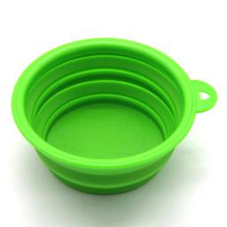 Tigela dobrável de silicone para pet, portátil, cão, gato, animal de estimação, tigela de alimentação para viagem, prato de água, alimentador, tigela dobrável - Image 3