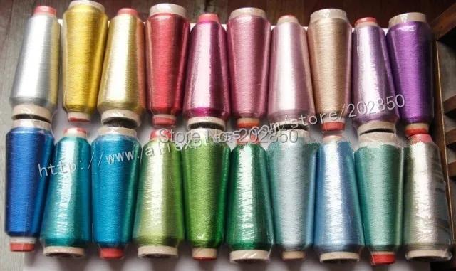 Bordados Metálicos de Alta Qualidade em Diversas Cores para DIY - 50 Peças de Linha de Costura para Ponto Cruz
