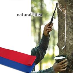 Faixa elástica de borracha para exercícios físicos, fita de resistência natural de látex para tensão, puxar corda, corpo, tornozelo, perna, treinamento - Image 4
