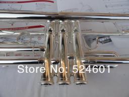 Original suzuki trompete pequeno aço inoxidável silvering profissional 965 instrumentos de bronze bb trompete TR-200S - Image 6