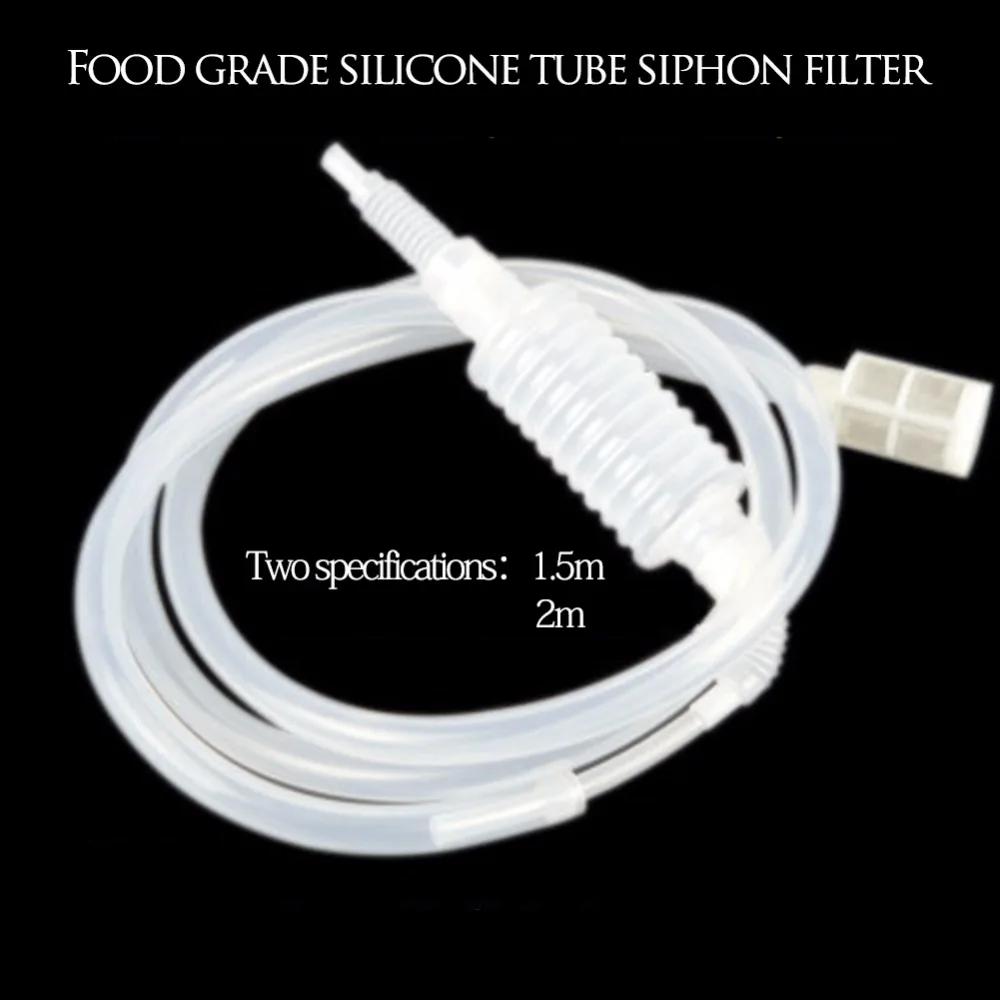 Utensílio caseiro de fabricação de vinho, mangueira de silicone com sifão para vinho, cerveja caseira, produto comestível, fabricação automotiva, ferramenta de bomba de líquido universal - Image 1
