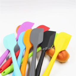 (3 pçs/lote) tamanho Grande totalmente espatula Silicone espátula de silicone Raspador de padaria para a cozinha cozinhar ferramentas cores aleatórias - Image 4