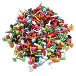 Prático Mini prendedores parisienses, estamparia Multicolor Paper Craft, ferramenta Scrapbooking DIY, conjunto de 200, 4,5x8mm - Image 1
