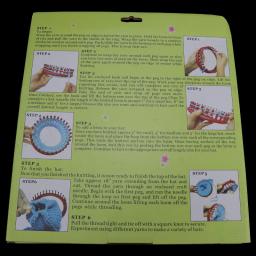 Conjunto de tear de tricô redondo de plástico artesanal diy com agulha de gancho - Image 6