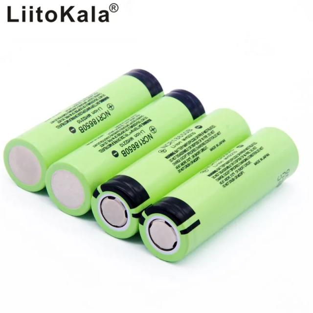 Baterias de lítio recarregáveis para lanterna, 100% Bateria Original, NCR18650B, 3.7V, 3400mAh, 18650, Novo