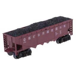 1:87 modelo de trem de simulação em escala, brinquedo para crianças trilho elétrico trem de carga carro ferroviário carro trem compartimento de transporte - Image 2