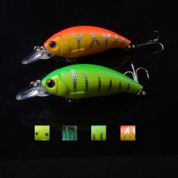 Iscas para pesca artificial, iscas com olhos 3d, equipamento de pesca artificial, iscas com olhos, 7.5cm e 8.8g, 1 peça - Image 1
