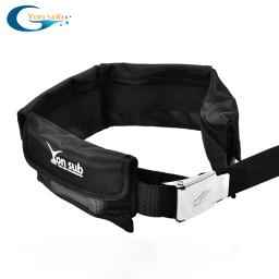 Cinto de mergulho com fivela de aço inoxidável ajustável 4 ou 3 bolso, equipamento aquático para caça submarina, 4 cores - Image 3