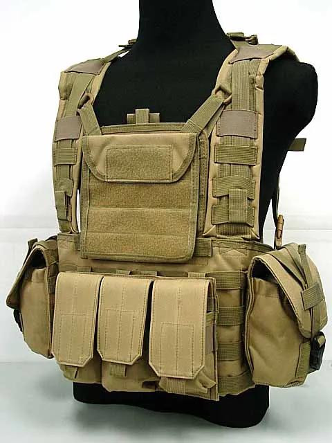 Molle RRV Peito Rig, Arnês de Paintball, Airsoft Vest, Multicam, Caça, Tático, Caminhadas, Bolsa de Água, 3 L - Image 1