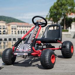 Pedal de quatro rodas para crianças, carro do brinquedo da aptidão, carrinho de praia do bebê - Image 2