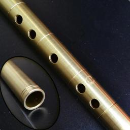 Flauta de metal dizi, flauta em bronze para instrumentos musicais, arma de autodefesa, flauta profissional - Image 3