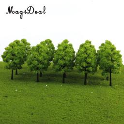 MagiDeal-Mini Árvores Modelo De Plástico, Trem, Cenário Ferroviário, Casa, Sala De Aula, Cena Layout Do Parque, Brinquedo Infantil, Escala 1, 100, 20Pcs Lot - Image 2