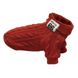 Inverno quente gato camisola clássica cão gatos roupas macio filhote de cachorro gatinho camisolas gola alta vestuário malhas para cães pequenos gato - Image 2