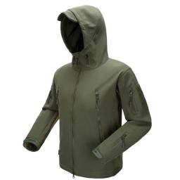 Esdy jaqueta de ar livre masculina, casaco resistente à água, pele de tubarão, moletom de concha macia, tático, caça, acampamento, caminhada, roupa - Image 2