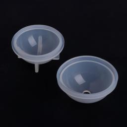 Javrick molde esférico de silicone, 20/30/40/50/60mm, estéreo, confecção de joias, faça você mesmo, bolas, decoração, artesanato, resina, molde para joia - Image 4