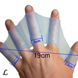 Luvas De Mergulho De Silicone Para Homens E Mulheres, Equipamento De Natação, Nadadeiras De Mão De Barbatanas, Luvas De Teia De Treinamento, Teia De Surf, Natação De Água, 2Pcs - Image 4
