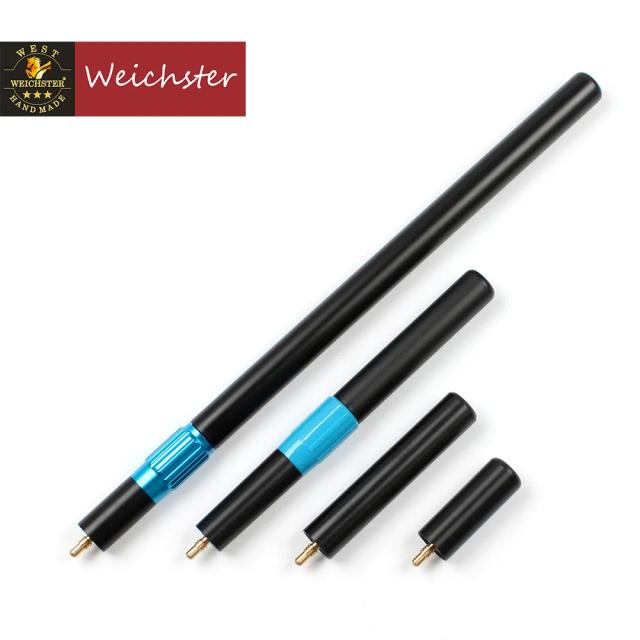 Taco de Bilhar Snooker Weichster com Extensões Telescópicas: 4 Modelos de Mini Butts em Um Só Conjunto