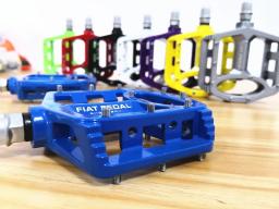 Pedal de bicicleta com plataforma de magnésio, peças de acessório para bicicleta de estrada, ultraleve, 7 cores, mtb - Image 2
