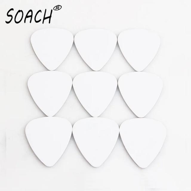Almofadas Dupla Face PVC 0.46mm Brancas para Guitarra - Kit com 10 Peças para Melhoria Acústica e Proteção dos Instrumentos