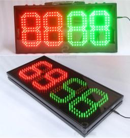 Placar eletrônico portátil dos esportes, conduzido, vermelho, cor verde, futebol, exposição da substituição, 8 polegadas, 4 dígitos - Image 2