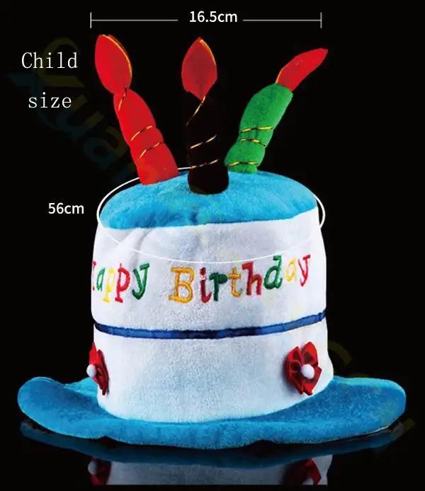 Bonés de Aniversário para Crianças e Adultos com Velas Decorativas para Festas e Eventos Especiais