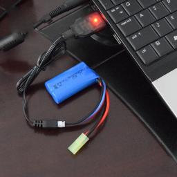 7.4v carregador XH-3P 2 s lipo bateria 2000ma carregamento rápido carros elétricos rc zangão brinquedos peças de reposição carregador usb - Image 3