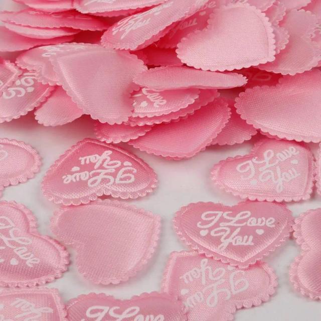 Esponja em Forma de Coração 100 Peças 15-35mm para Confetti e Decoração de Casamento e Dia dos Namorados