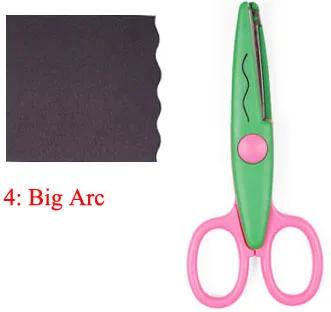 Tesoura de Papeis Artesanais com Corte em Zigue-Zague para Scrapbook e Projetos DIY