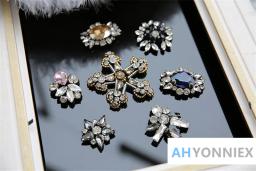 1 pçs remendos de strass feitos à mão costurar no floco de neve applique bordados remendos de flores para sapatos de vestuário frisado lantejoulas parch - Image 6