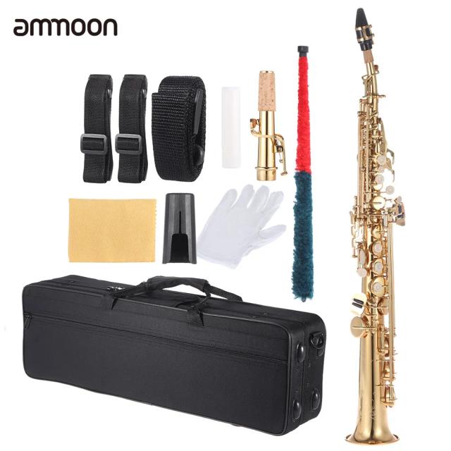 Amplie Seu Som: Estojo de Transporte para Saxofone Soprano Bb com Escudo de Latão e Design Carvado