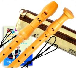 Qimei alta qualidade gravador de madeira alemão de 8 orifícios, alto nível ambiental, clarinete de madeira com chave f, instrumento musical - Image 3