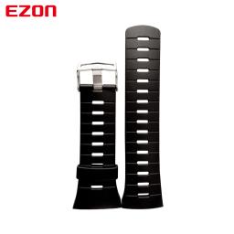 Ezon relógio esportivo original pulseira de borracha de silicone para l008 t023 t029 t031 g2 g3 s2 h001 h009 t007 t037 t043 - Image 1